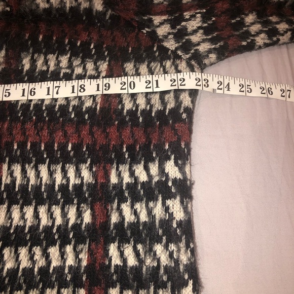 CLEO | Houndstooth Open Coatigan Sweater - Picture 4 of 16